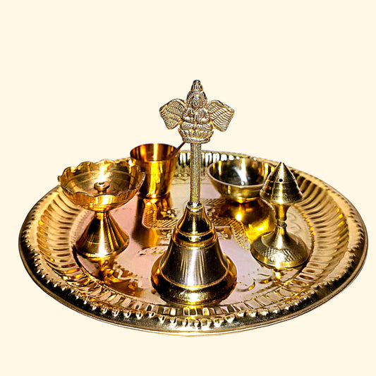 Puja Thali Set - Medium